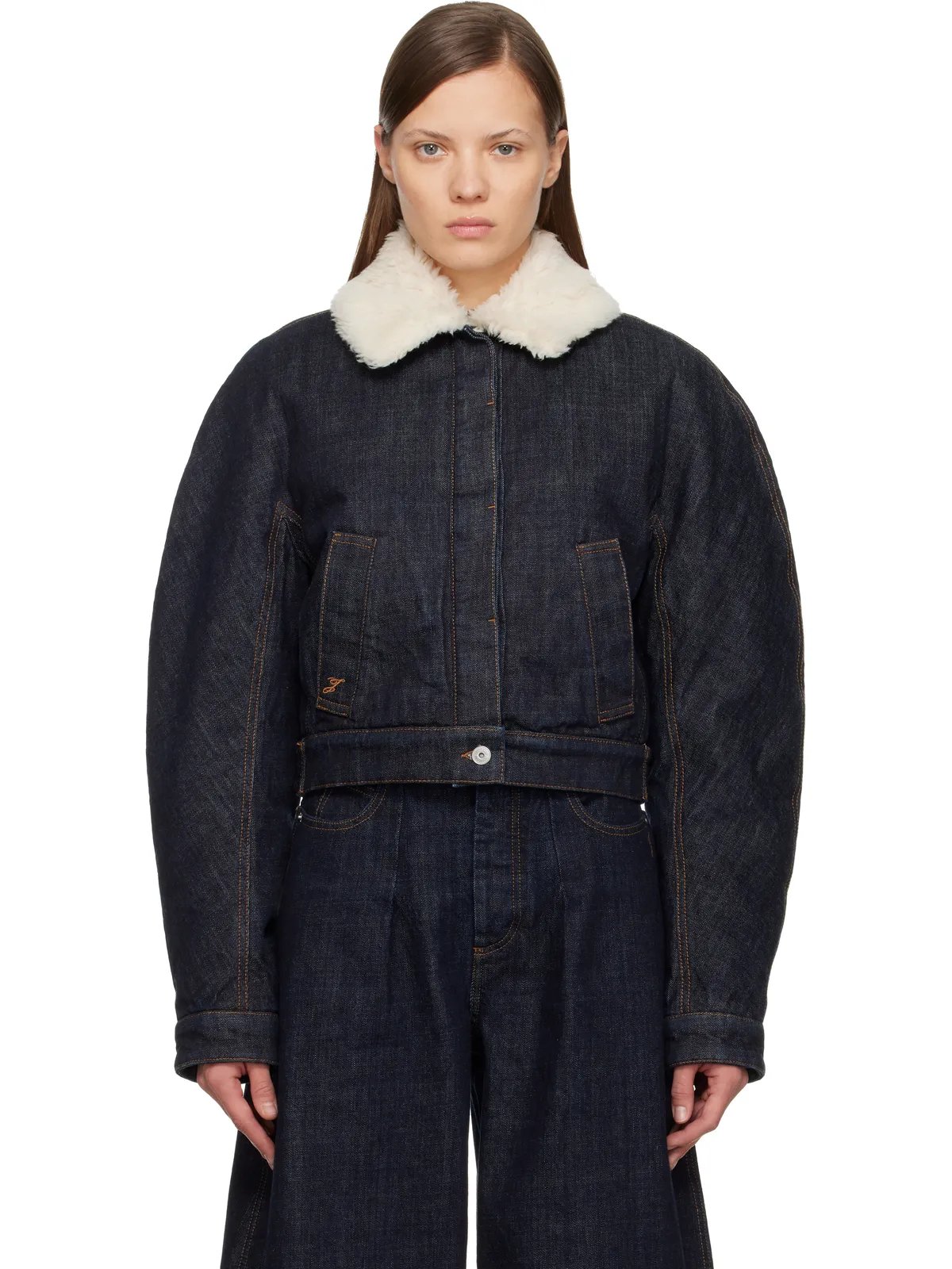JACQUEMUS 'The Ovalo de-Nîmes' デニム ボンバージャケット - 画像1