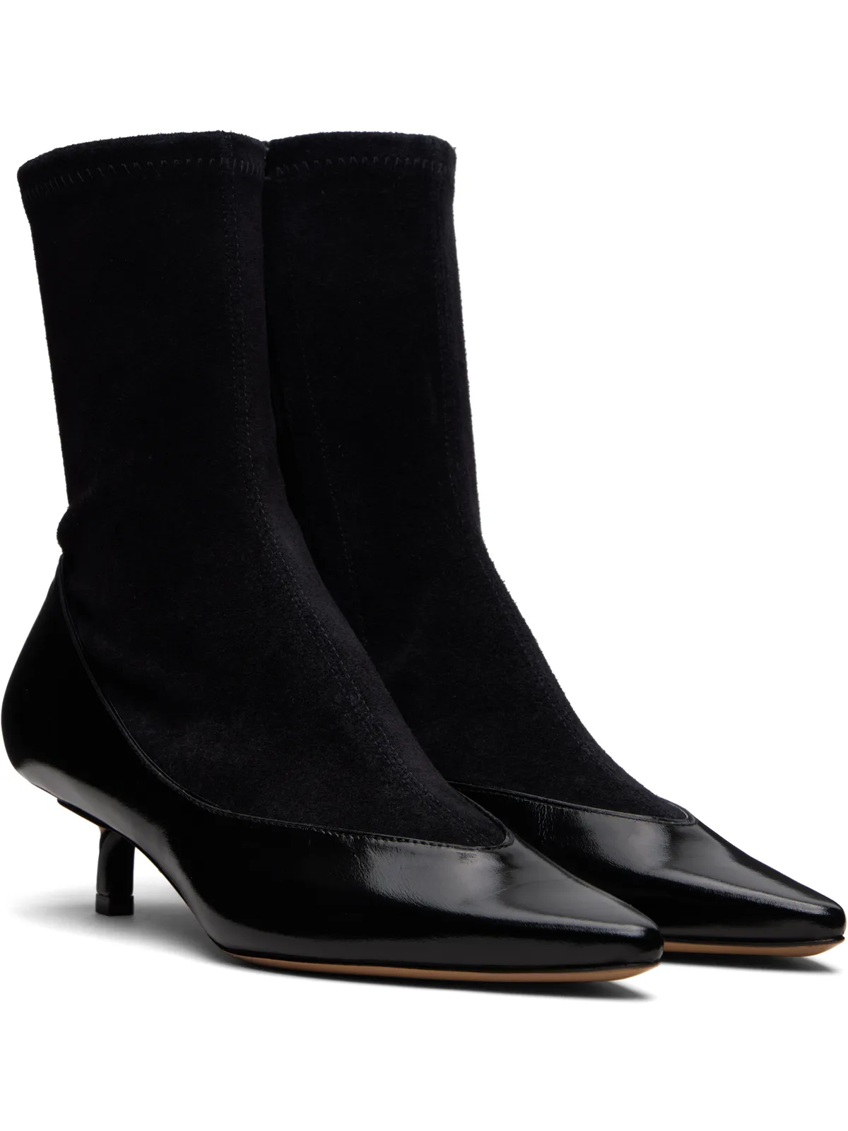 JACQUEMUS 'The Tourni pumped ankle' ブーツ - 画像4