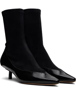 JACQUEMUS 'The Tourni pumped ankle' ブーツ - サムネイル4