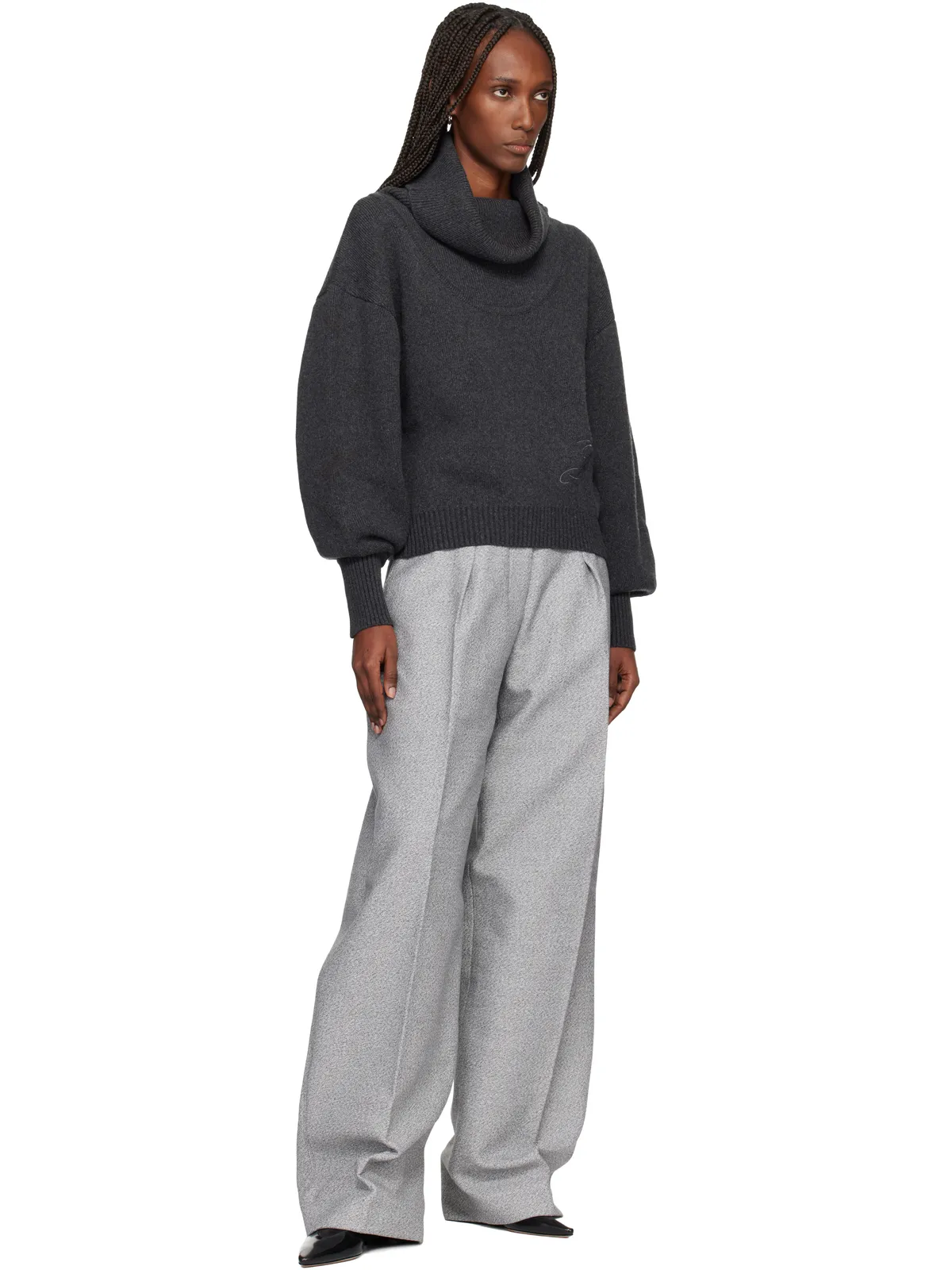 JACQUEMUS 'The Tourni pumped ankle' ブーツ - 画像5