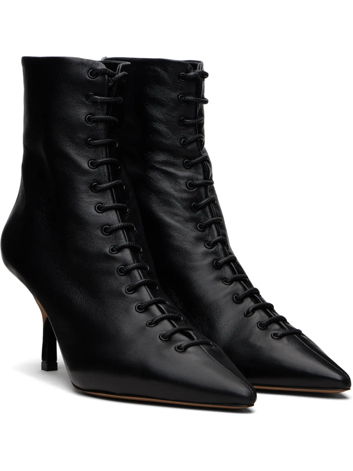 JACQUEMUS 'Les Bottines Tourni Lacet' ブーツ - 画像4