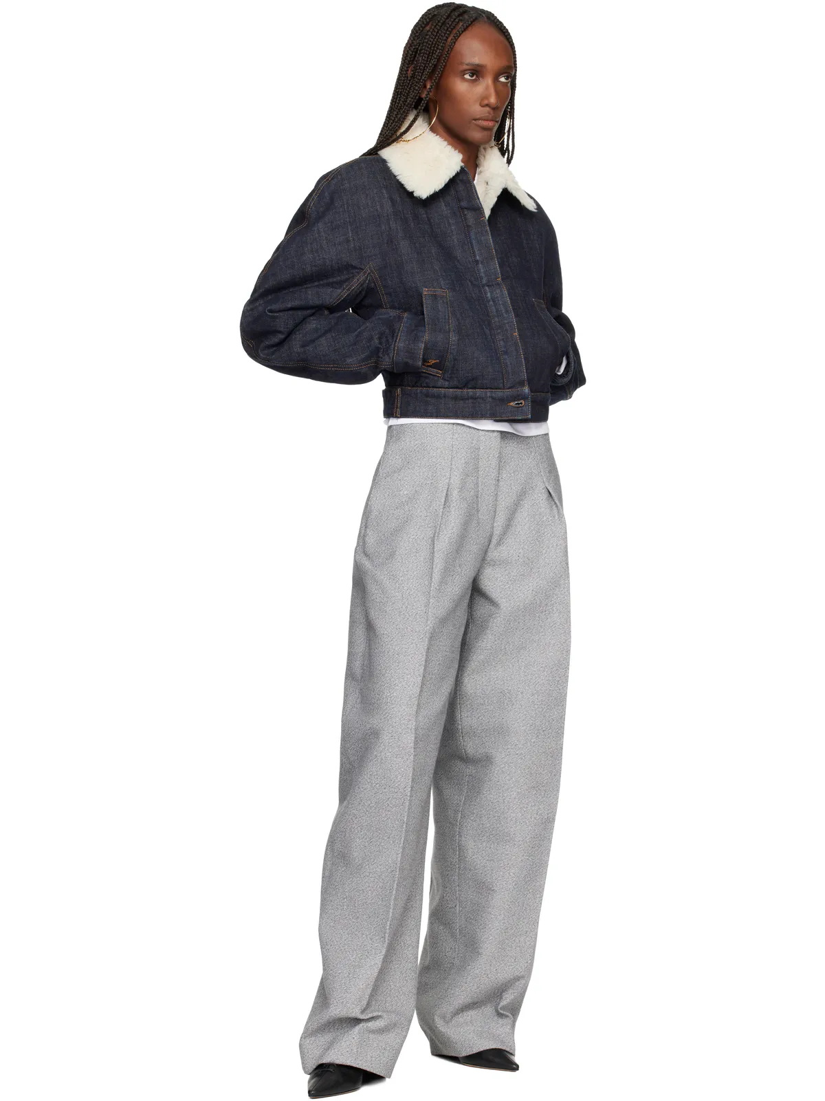 JACQUEMUS 'Les Bottines Tourni Lacet' ブーツ - 画像5