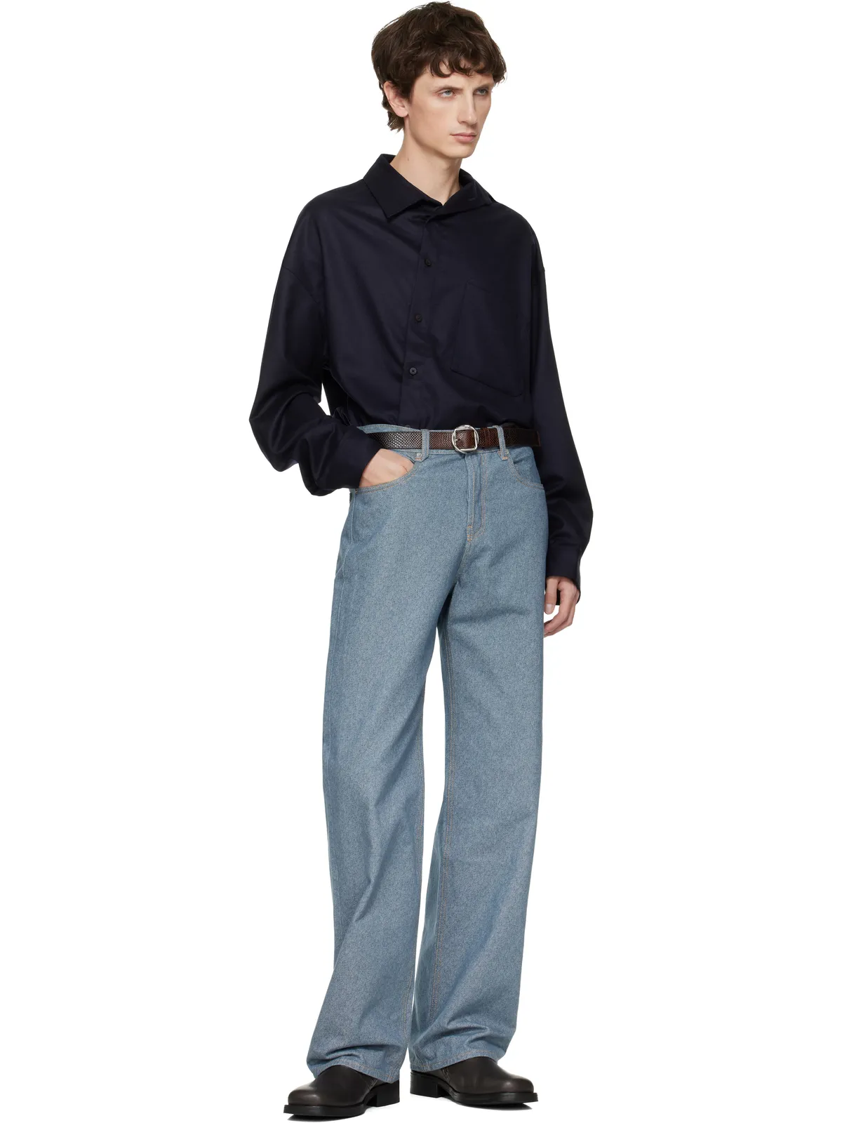 JACQUEMUS 'The straight de-Nîmes' ジーンズ - 画像4