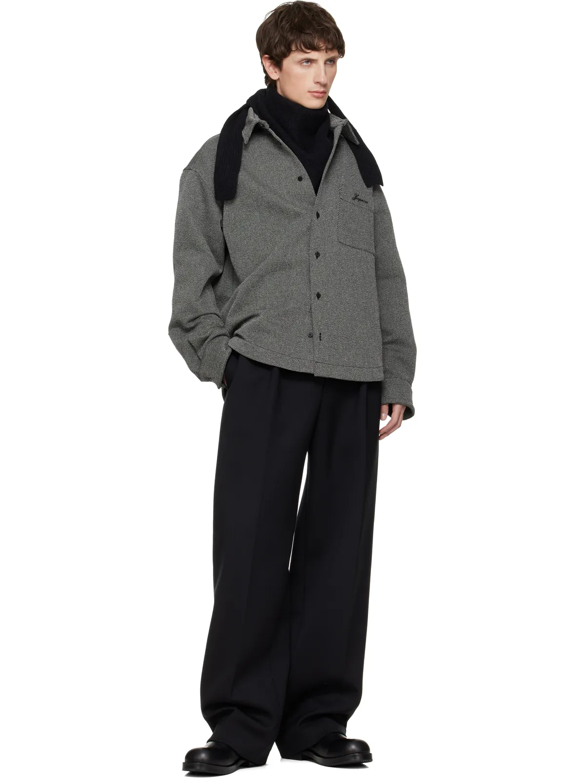 JACQUEMUS 'The Gros Grain' Shawl マフラー - 画像3