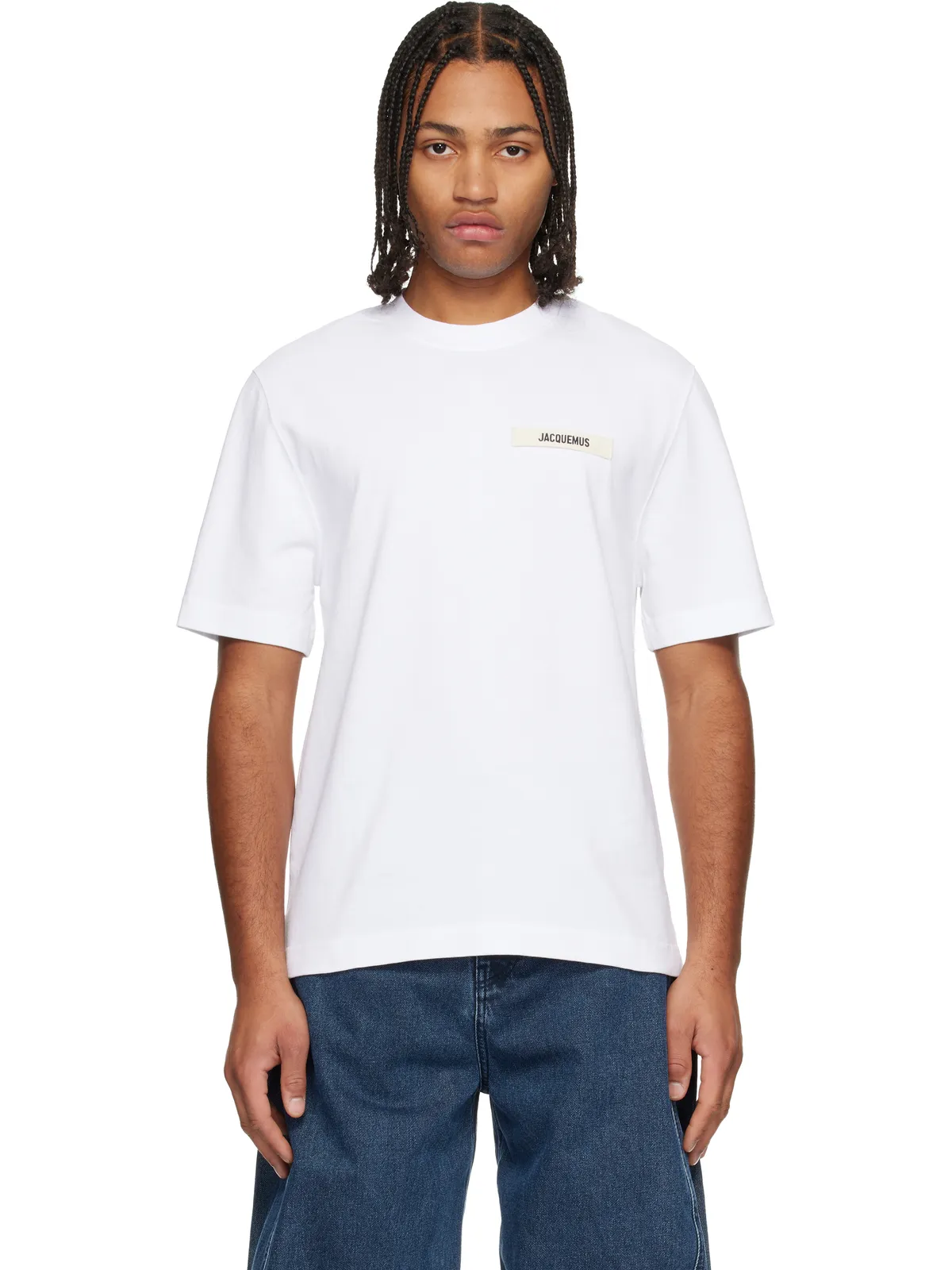 JACQUEMUS 'Le T-shirt Gros Grain' Tシャツ - 画像1