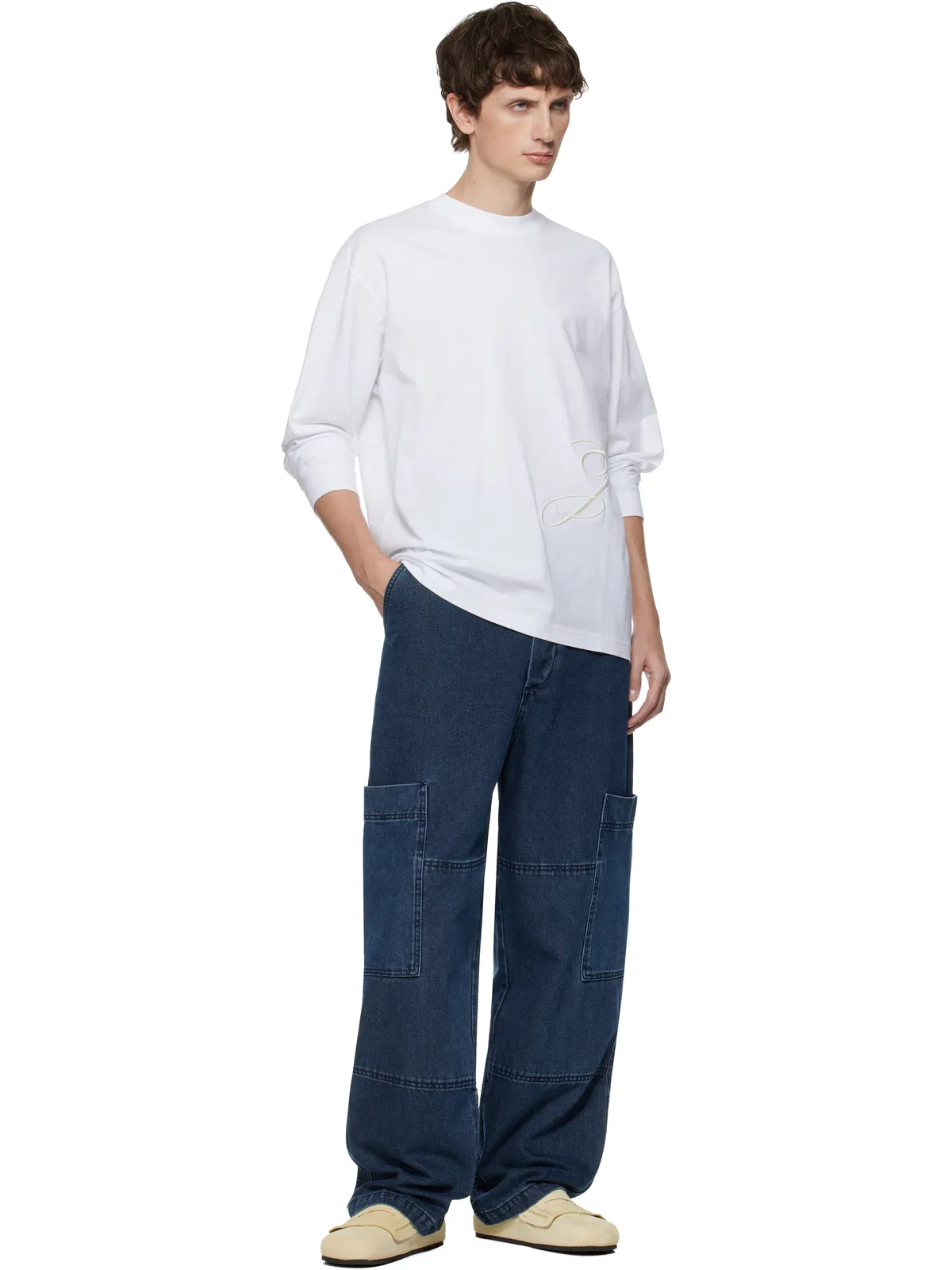 JACQUEMUS 'The J' Tシャツ - 画像4