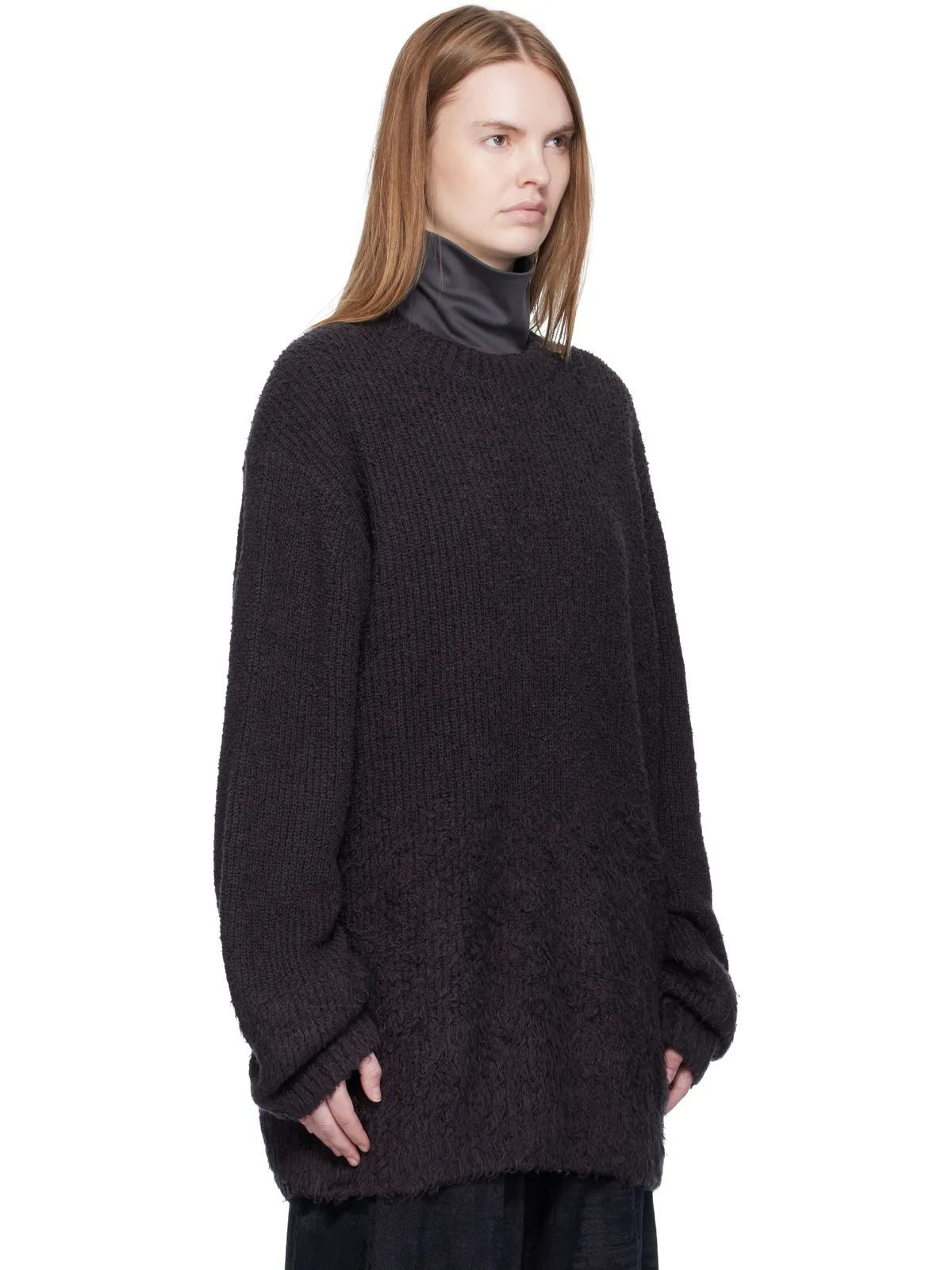 YOHJI YAMAMOTO Gradation ラウンドネック セーター - 画像2