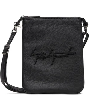 YOHJI YAMAMOTO Signature 'Sacoche' ポーチ - サムネイル1