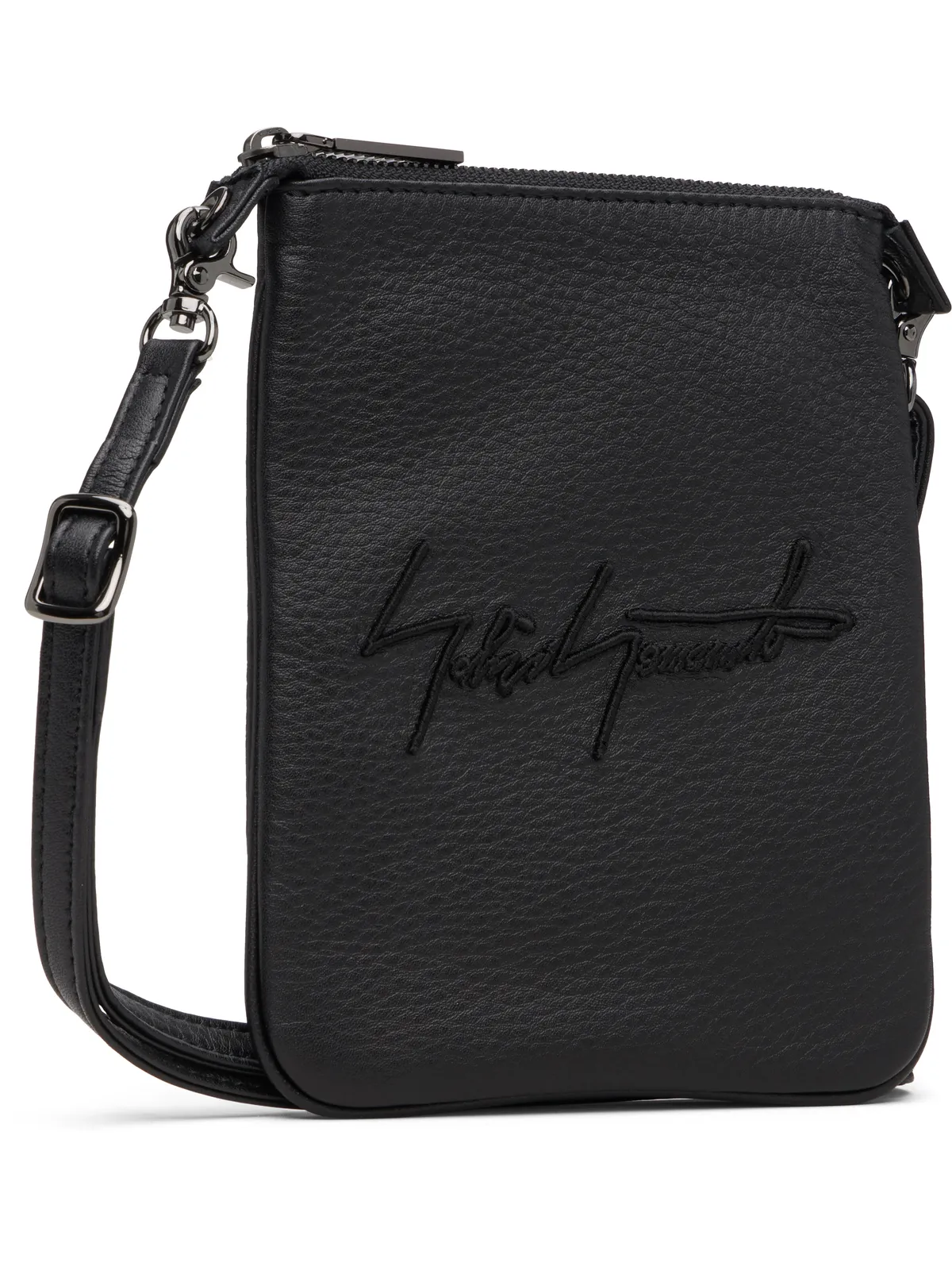 YOHJI YAMAMOTO Signature 'Sacoche' ポーチ - 画像2