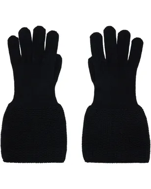 YOHJI YAMAMOTO Knitted Cuffs グローブ - サムネイル1