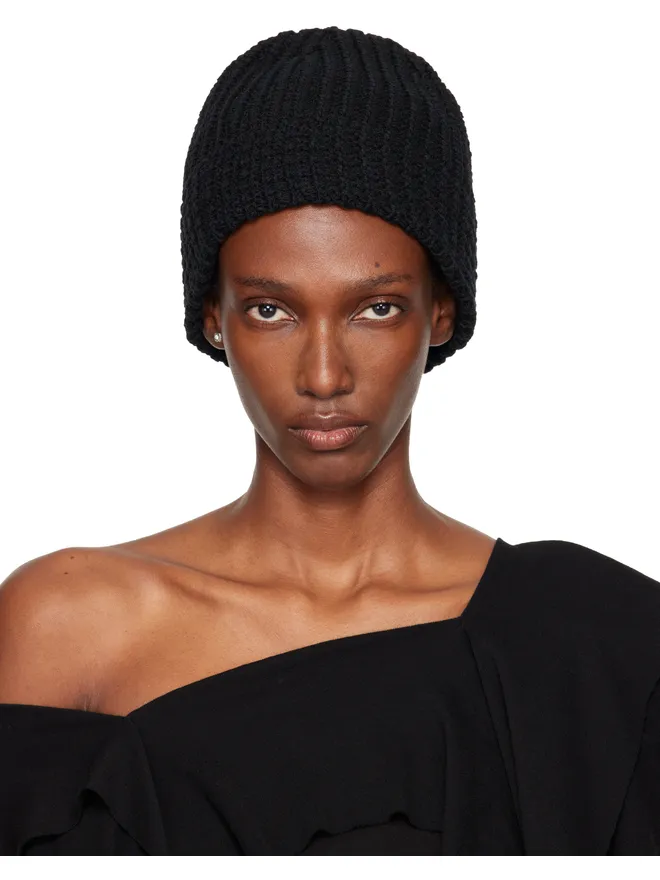 YOHJI YAMAMOTO YOHJI YAMAMOTO Cardigan Stitch ニットビーニーの商品画像