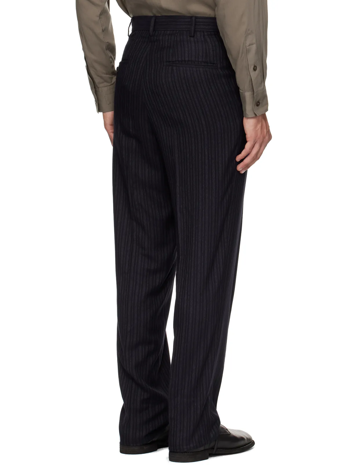 YOHJI YAMAMOTO Suit RY Heather ST Flat トラウザーズ - 画像3