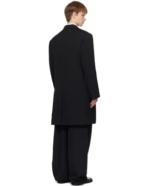 YOHJI YAMAMOTO ウールギャバジン リバーシブル ナイロンライナー＆テーラードジャケット セット - サムネイル3