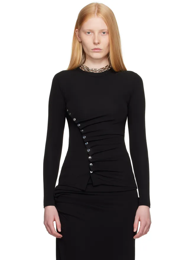 rabanne rabanne Drapé Pression ジャージ トップスの商品画像