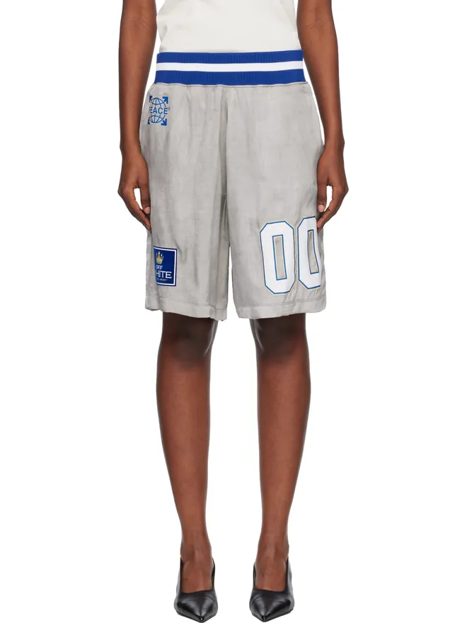 OFF-WHITE OFF-WHITE Dyed Vi Sat 00 ルーズフィット ショートパンツの商品画像