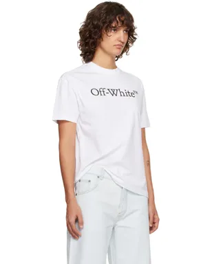 OFF-WHITE Big Logo Bookish Regular Tシャツ - サムネイル2