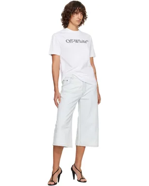 OFF-WHITE Big Logo Bookish Regular Tシャツ - サムネイル4