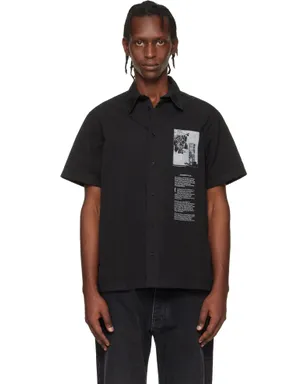 OFF-WHITE Emblem Poplin Slim ボウリングシャツ - サムネイル1