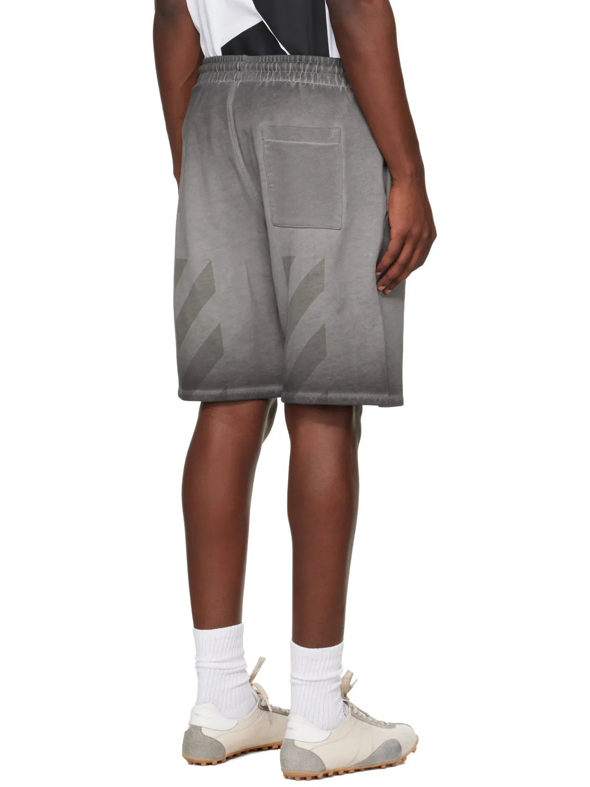 OFF-WHITE Laundry Diagonal Skate スウェットショートパンツ - 画像3
