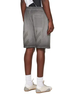 OFF-WHITE Laundry Diagonal Skate スウェットショートパンツ - サムネイル3