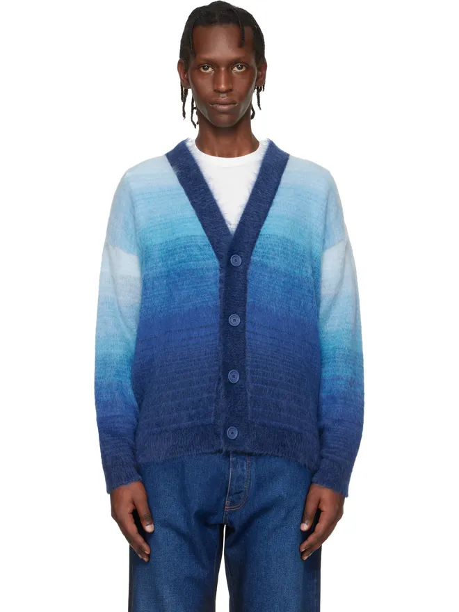OFF-WHITE OFF-WHITE Mohair Arrow Gradient ニットカーディガンの商品画像