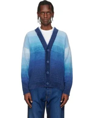 OFF-WHITE Mohair Arrow Gradient ニットカーディガン - サムネイル1