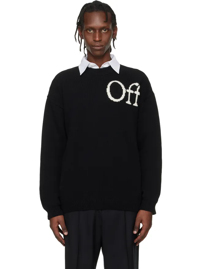 OFF-WHITE OFF-WHITE Bookish Knit クルーネックセーターの商品画像