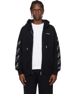 OFF-WHITE Scribble Diagonal Skate ジップフーディ - サムネイル1