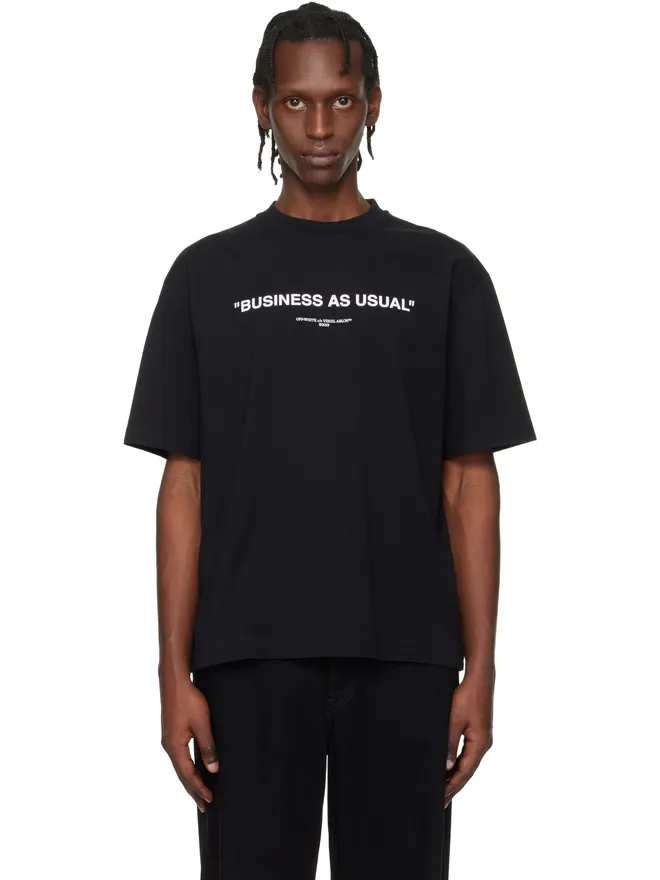 OFF-WHITE OFF-WHITE 'Business' Quote Skate Tシャツの商品画像