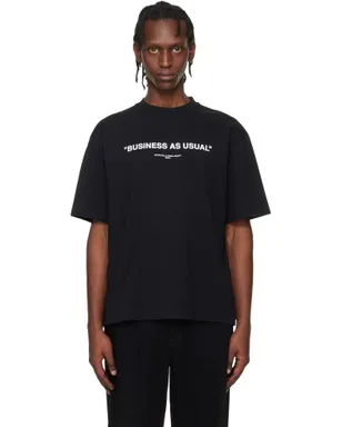 OFF-WHITE 'Business' Quote Skate Tシャツ - サムネイル1