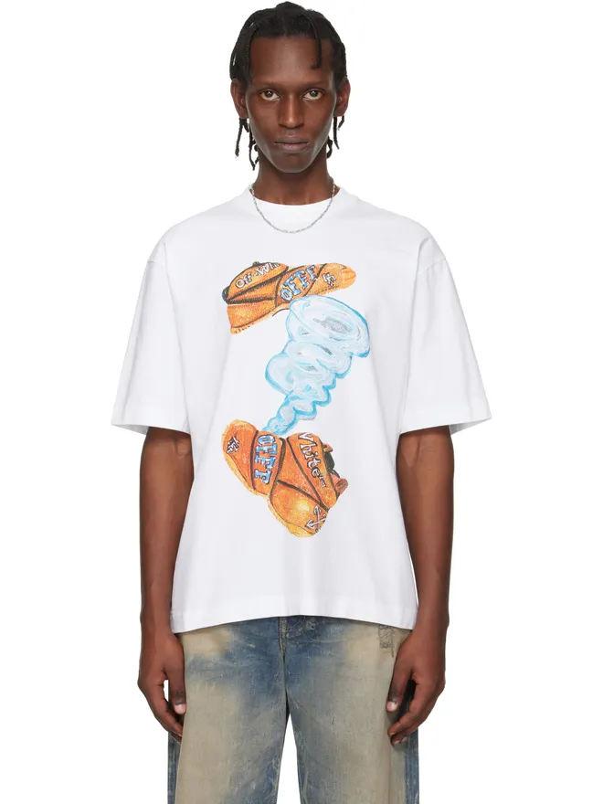 OFF-WHITE OFF-WHITE Gregory Shimadaエディション Diagonal Skate Tシャツの商品画像