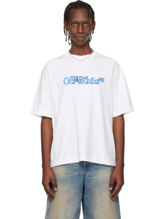 OFF-WHITE OFF-WHITE Cloudy Arrow Skate ロゴ Tシャツの商品画像