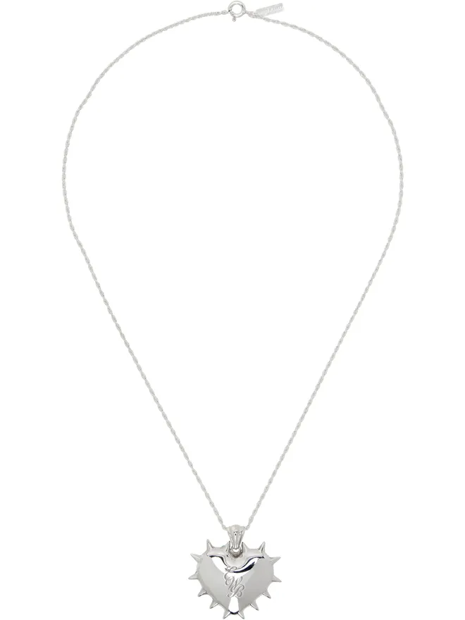ERNEST W. BAKER ERNEST W. BAKER スタッズ Heart ネックレスの商品画像