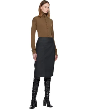 Lemaire Apron デニム ミディアムスカート - サムネイル4