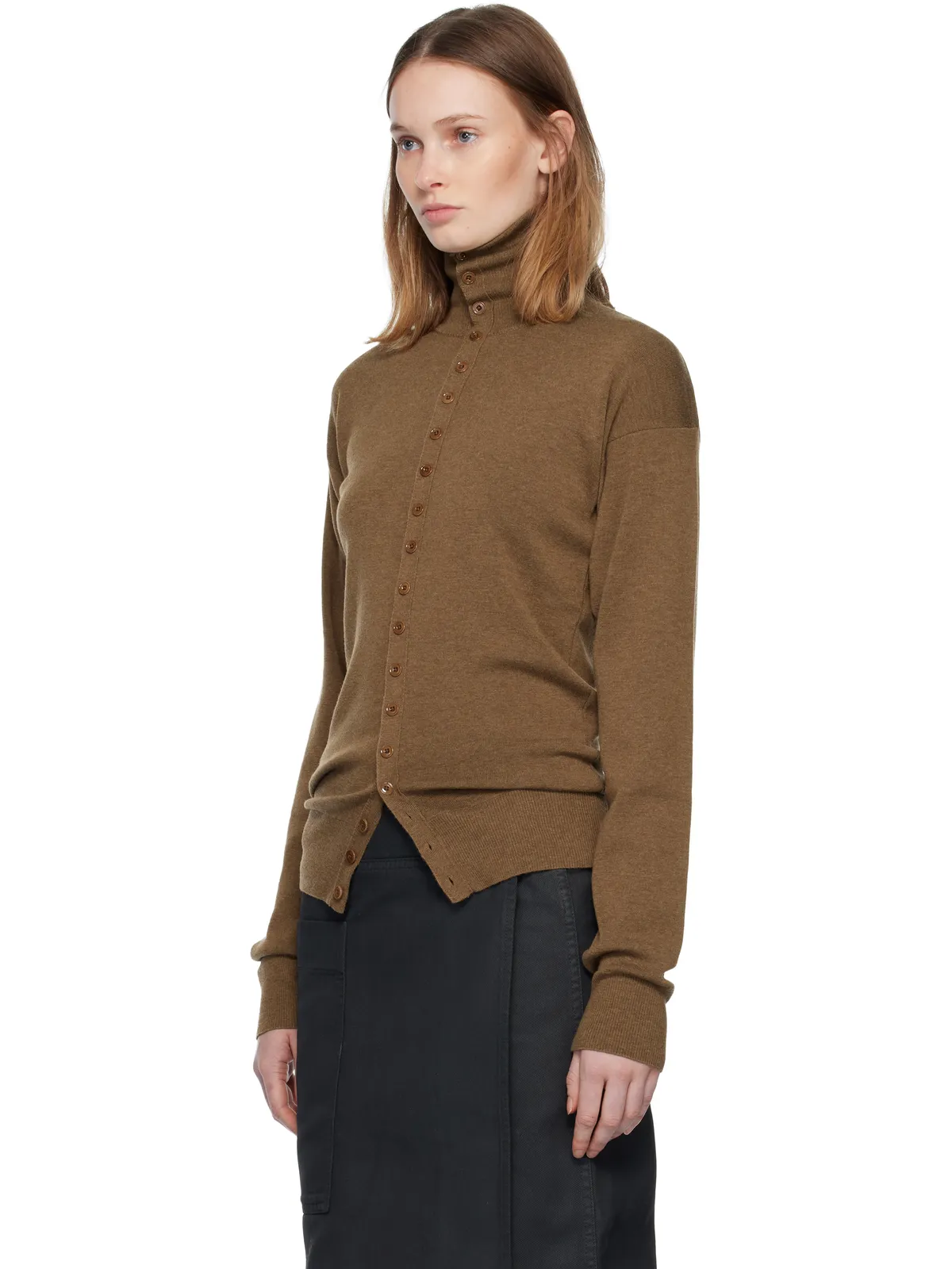 Lemaire Buttoned Fitted カーディガン - 画像4