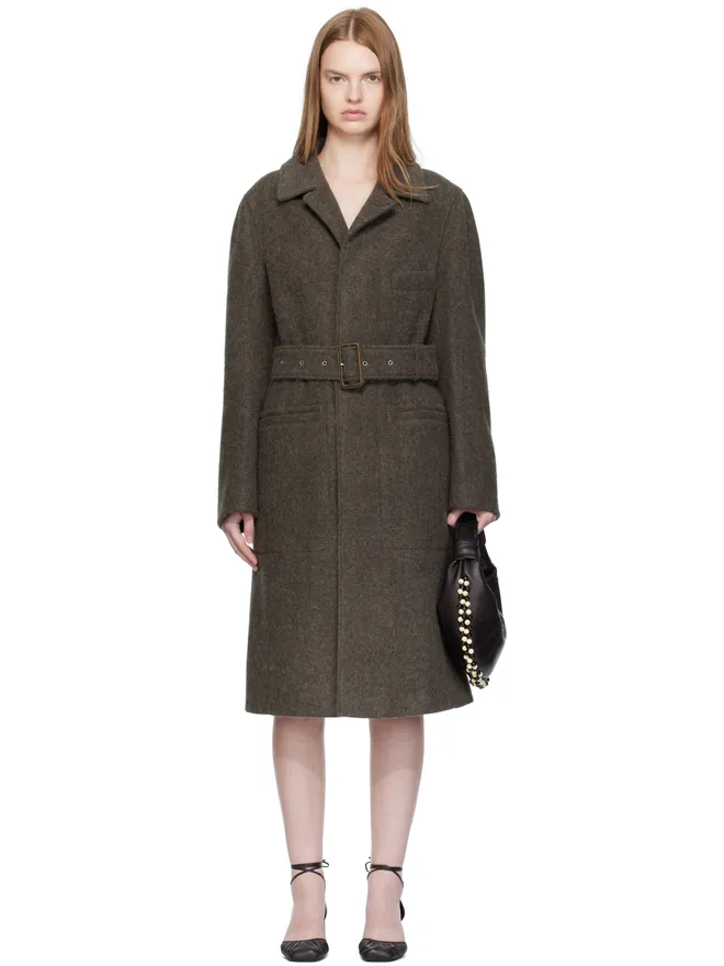 Lemaire Lemaire ベルト テーラードコートの商品画像