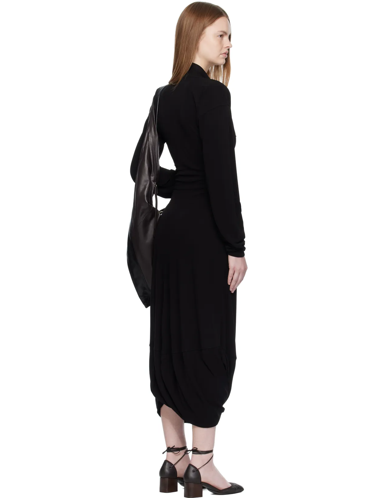 Lemaire Vネック マキシドレス - 画像3