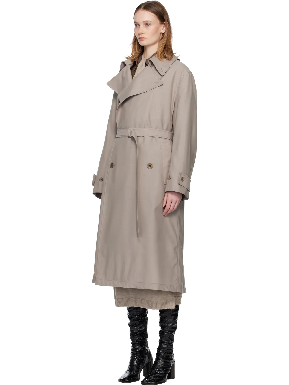 Lemaire Detachable Lining トレンチコート - 画像4