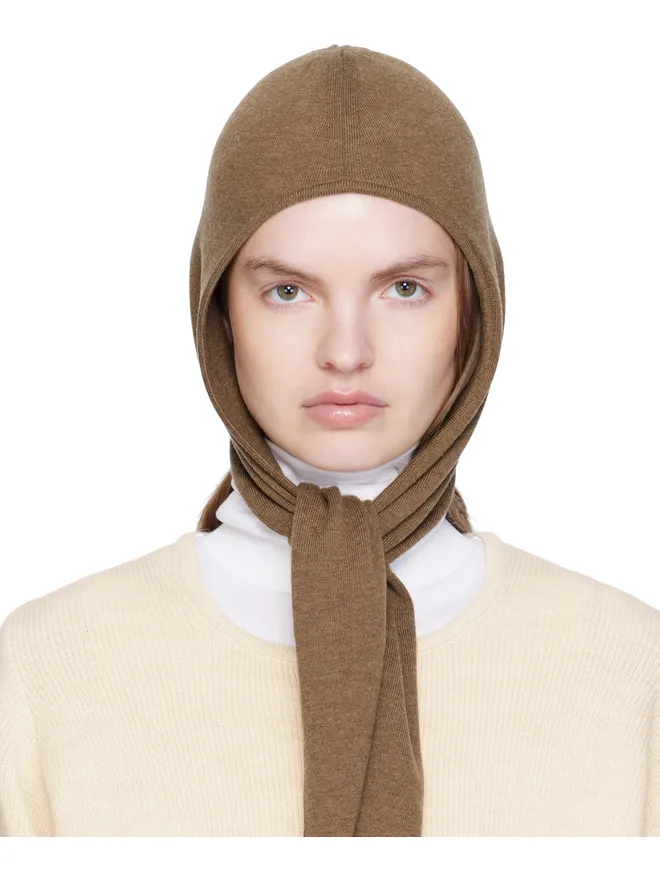 Lemaire Lemaire ファインウール ヘッドスカーフ フードの商品画像