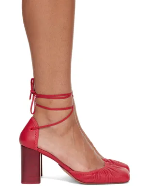 Lemaire レッド Micro Ballerina ヒール - サムネイル1