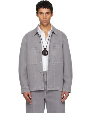 Lemaire Workwear デニム オーバーシャツ - サムネイル1