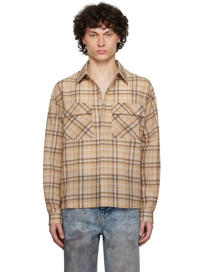 REPRESENT REPRESENT Sheer フランネルシャツの商品画像