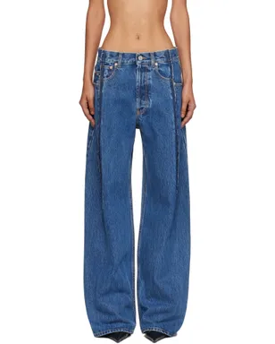 VETEMENTS Cut リコンストラクト ジーンズ - サムネイル1