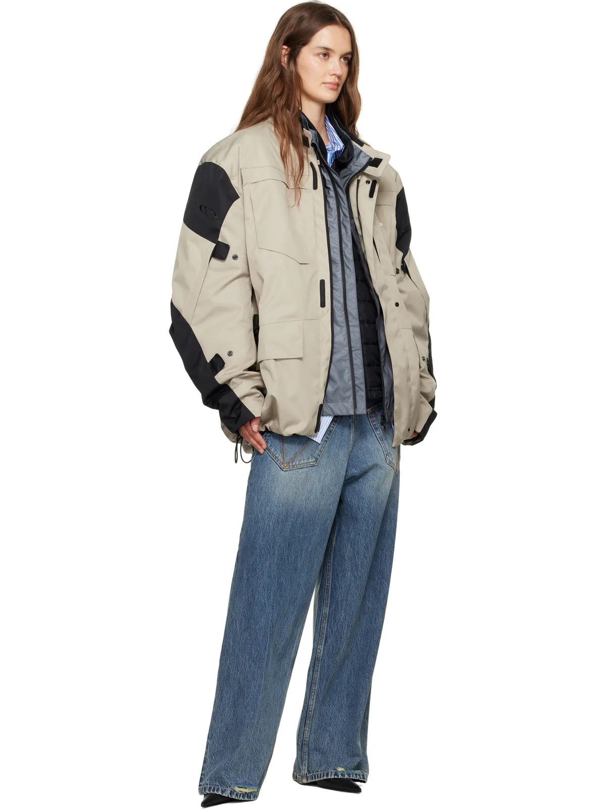 VETEMENTS Biker マウンテンパーカー＆ライナー セット - 画像4