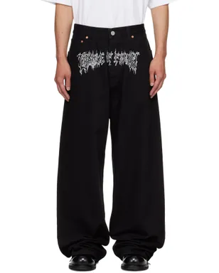 VETEMENTS Cradle of Filth バギージーンズ - サムネイル1