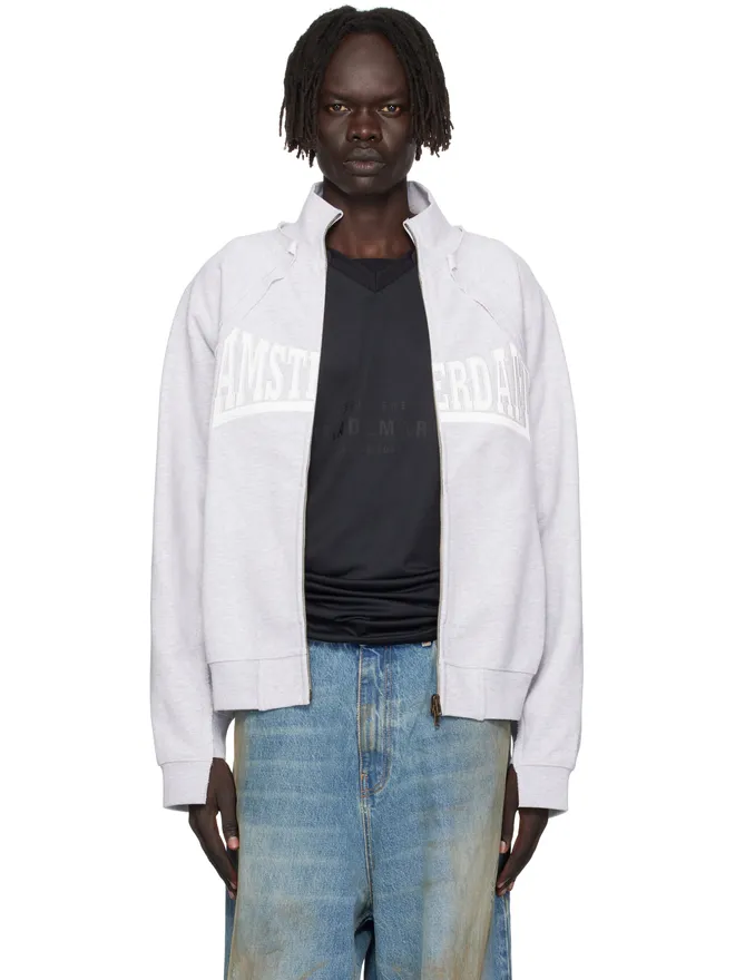 VETEMENTS VETEMENTS 'Amsterdam' パッチ ジッパー スウェットシャツの商品画像