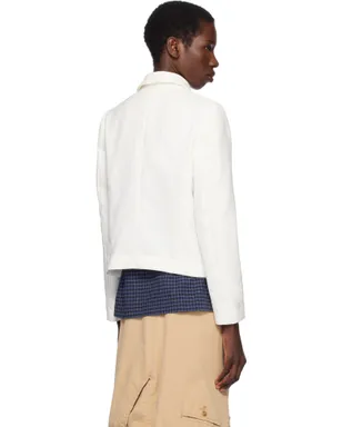 Comme des Garçons Girl ギャバジン＆サテン テーラードジャケット - サムネイル3