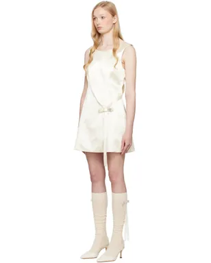 Sandy Liang SSENSE限定 Bridalカプセルコレクション Olga ミニドレス - サムネイル4