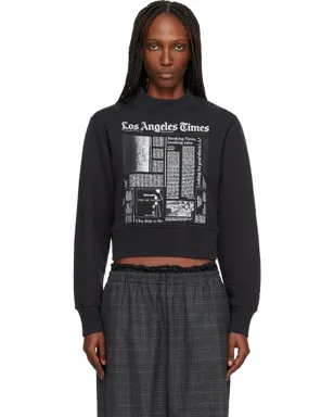 Palm Angels LA Timesエディション News Fitted クルーネック スウェットシャツ - サムネイル1