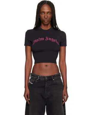 Palm Angels カーブドロゴ ベビーTシャツ - サムネイル1
